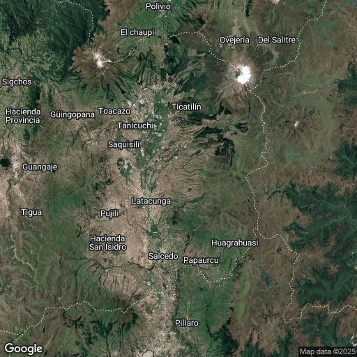 Map of Andean Landscapes