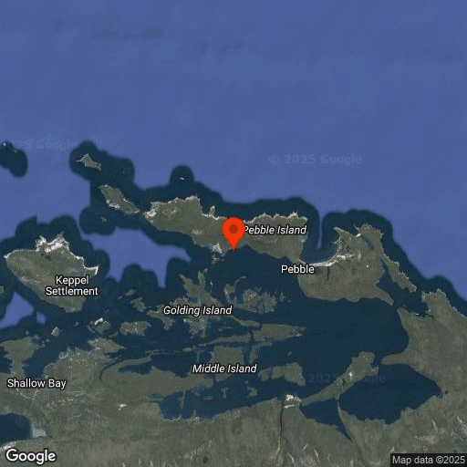 Map of Pebble Island