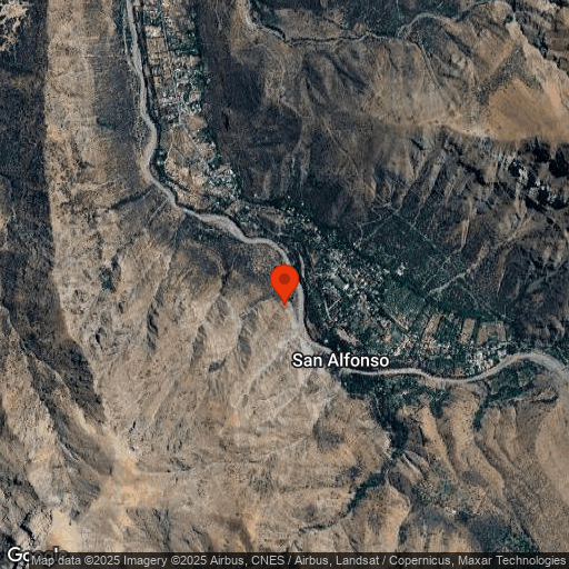 Map of Cajon Del Maipo