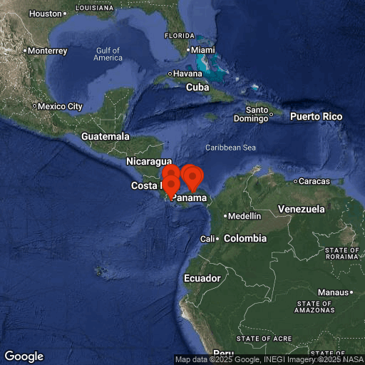 Map of Panama