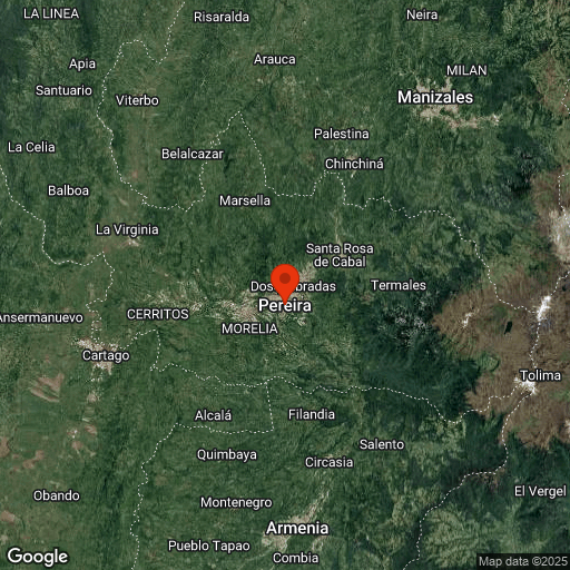 Map of Coffee Region
