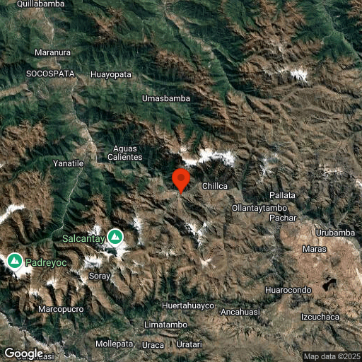Map of Inca Trail