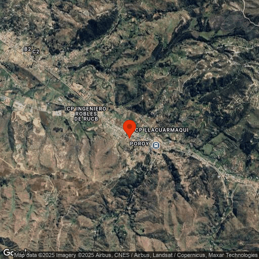 Map of Hiram Bingham train to Machu Picchu