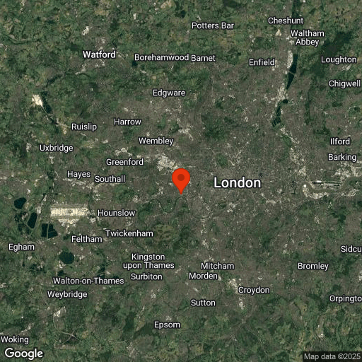 Map of The Latymer Foundation