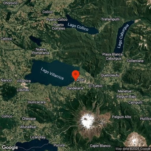 Map of Pucón & Lake District