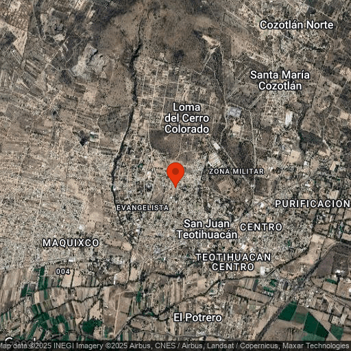 Map of Pyramids of Teotihuacan