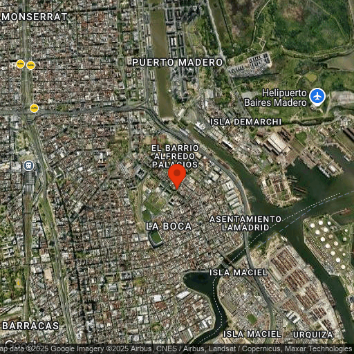 Map of La Boca & San Telmo