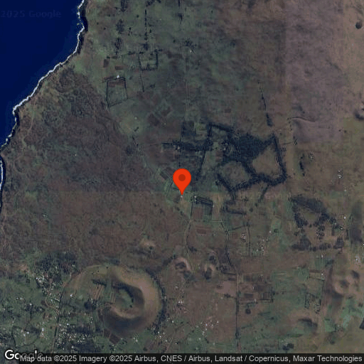 Map of Moais of Ahu Akivi, Caves & Panu Pau Crater