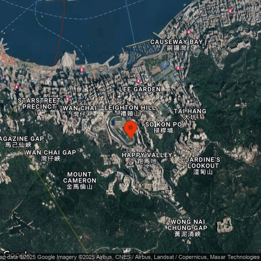 Map of Happy Valley Racecourse