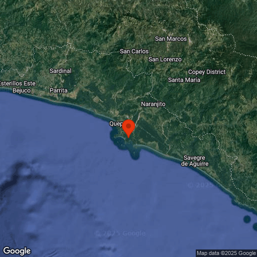 Map of Manuel Antonio National Park
