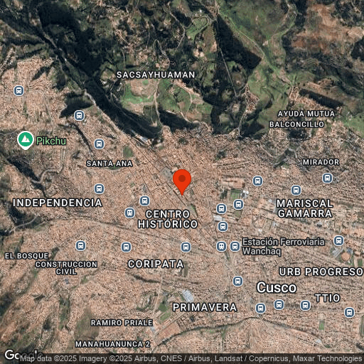 Map of Casa Andina Premium