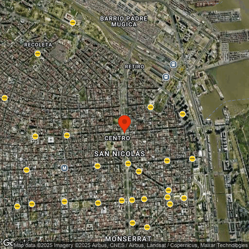Map of Buenos Aires guided tours