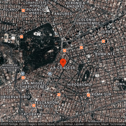 Map of Condesa DF