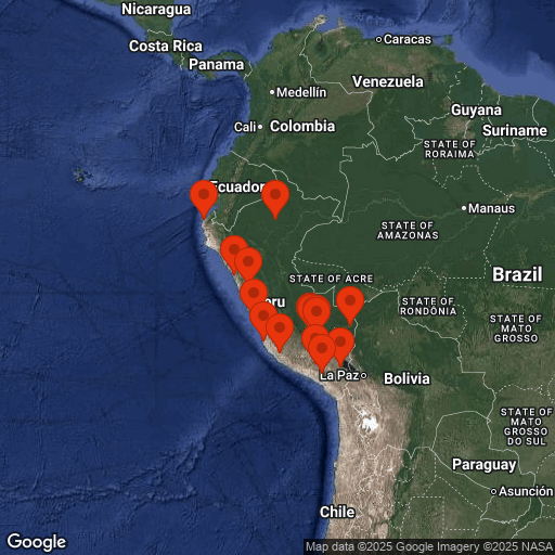 Map of Peru