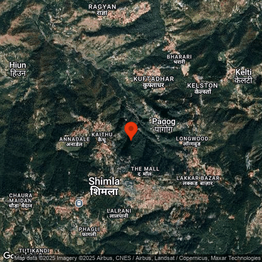 Map of Radisson Jass Shimla