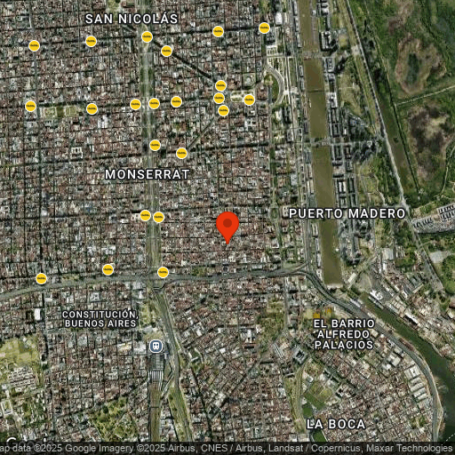 Map of Bars & Coffee Shops