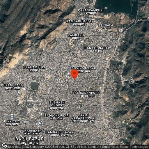 Map of Samode Haveli, Jaipur
