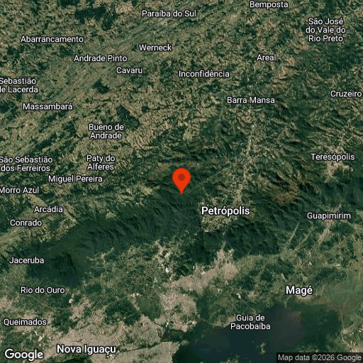 Map of Petropolis