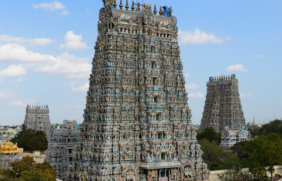 Meenakshi Temple Gopurams, Madurai