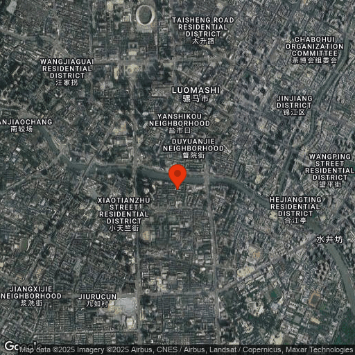 Map of Sofitel Chengdu Tahie