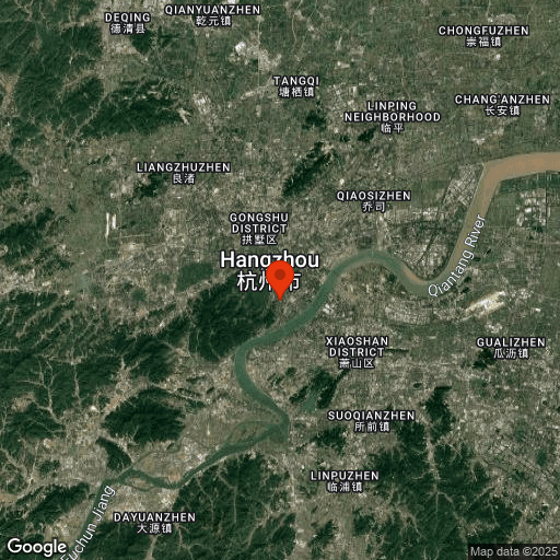Map of Hangzhou & West Lake