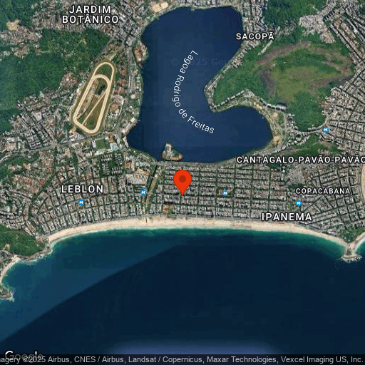 Map of Mar Ipanema Hotel