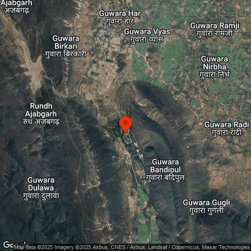 Map of Amanbagh, rural Rajasthan