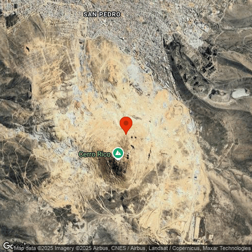 Map of Potosi & Cerro Rico