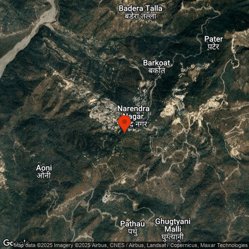 Map of Ananda in The Himalayas, Rishikesh