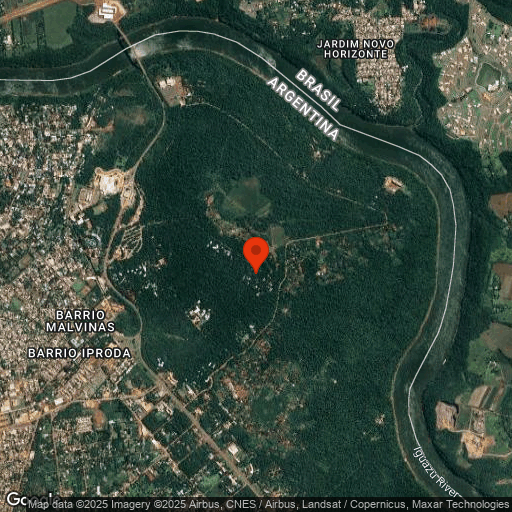 Map of La Reserva Virgin Lodge