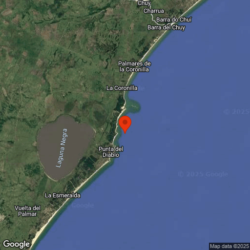 Map of Punta del Diablo