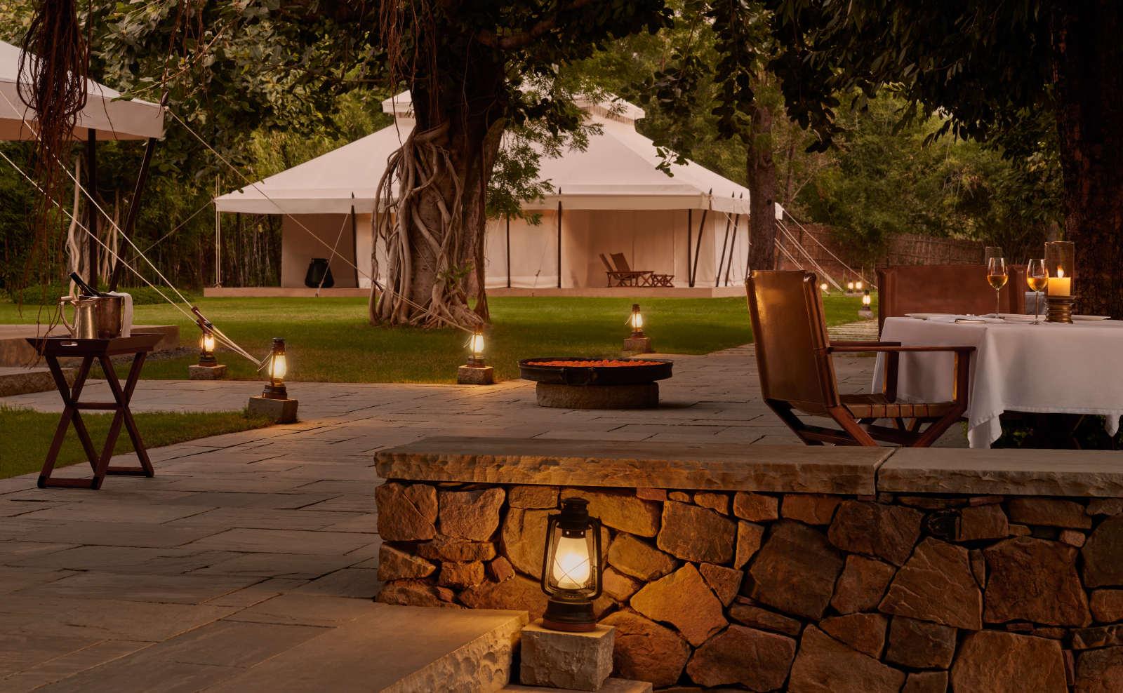 Aman I Khas India Views Tent Exterior