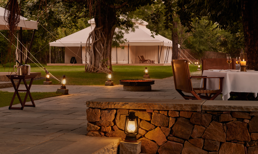 Aman I Khas India Views Tent Exterior