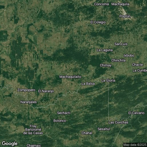 Map of Mayan archaeology in Guatemala