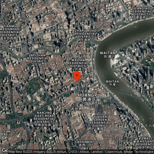 Map of Grand Central Hotel Shanghai