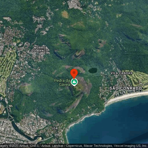 Map of Pedra Da Gavea trek