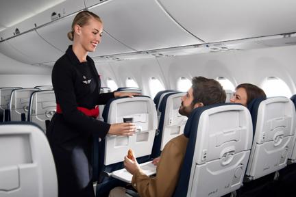 Airfrance A220 Economy Cabin Short Haul
