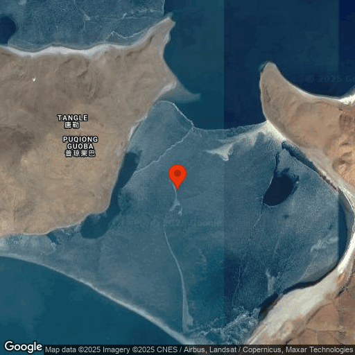 Map of Yamdrok Lake