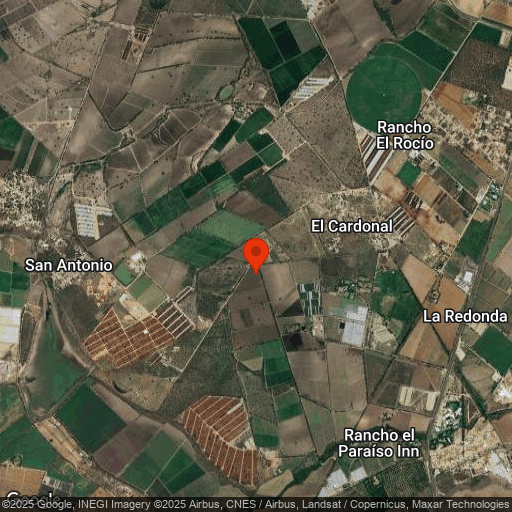 Map of Vineyards of Queretaro