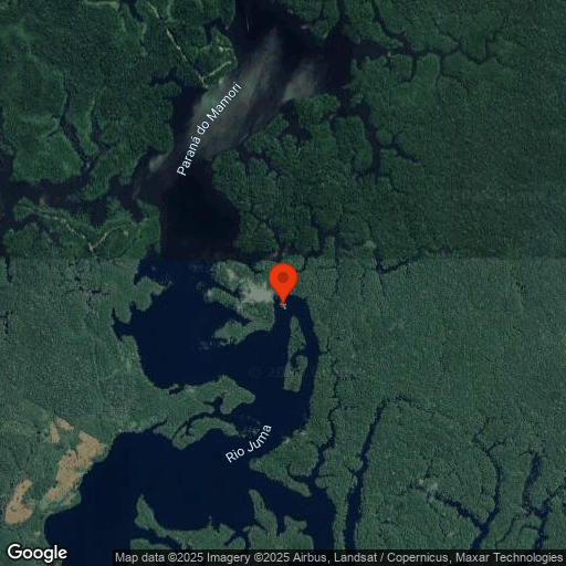 Map of Amazon Floating Lodge