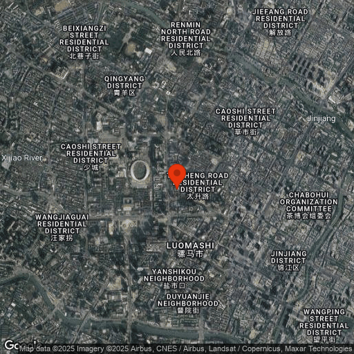 Map of The Ritz-Carlton, Chengdu