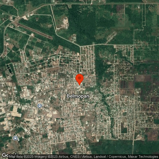 Map of Blancaneaux Lodge