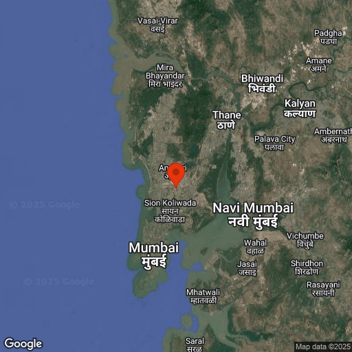 Map of Bombay (Mumbai)