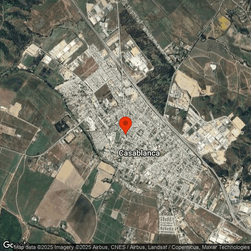 Map of Casablanca Valley Vineyards