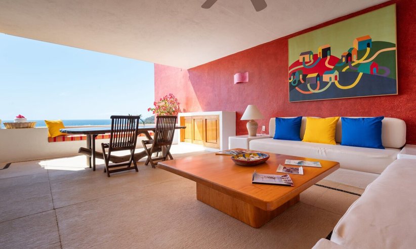 03 1 Careyes Casitas De Las Flores Properties Casita Granada Living Room Dining 6606