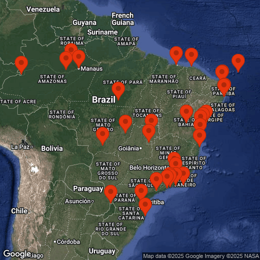 Map of Brazil