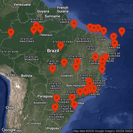Map of Brazil