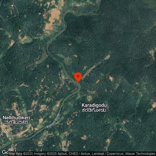 Map of Evolve Back, Coorg