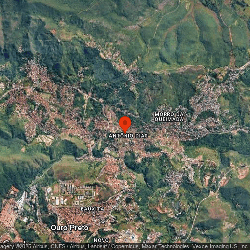 Map of Luxor Ouro Preto Pousada