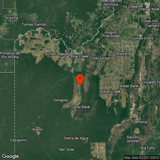 Map of Lamanai & Orange Walk